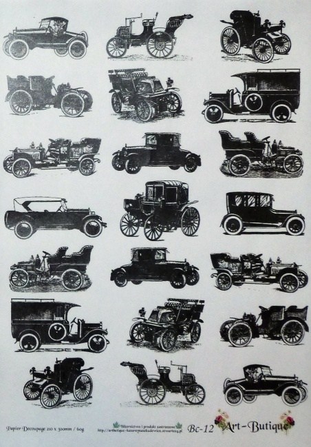 Pap�r A4 Historick� auta