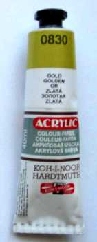 Akrylov� barva - Zlat�