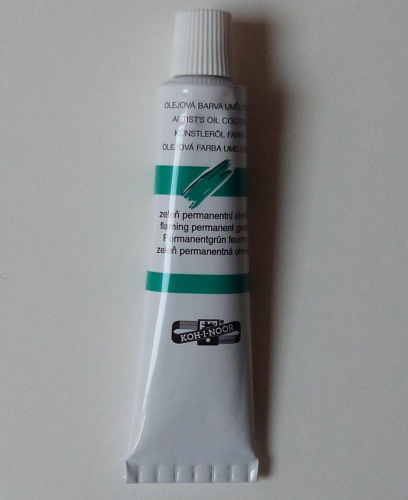 Olejov� barva - zele� permanentn� 16ml