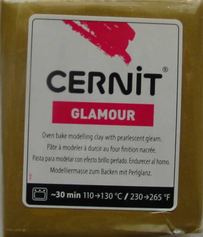 Cernit 56g - antick� zlat� (metalick�)