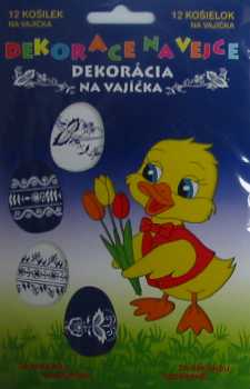 Smr��ovac� dekora�n� f�lie na vaj��ka-modrotisk