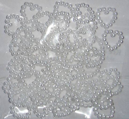 Dekora�n� dopln�k srd��ka 10mm perle� 50ks