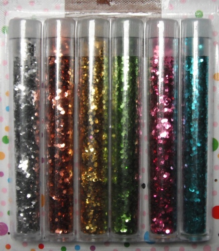 Barevn� glittery - sada 6 barev