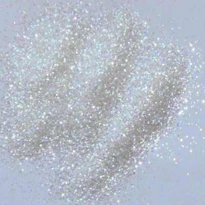 Dekora�n� glittery - b�l� hologram
