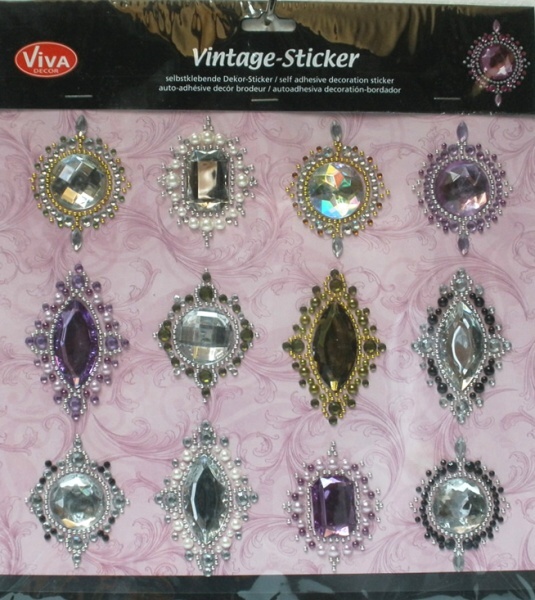Vintage samolepky barevn�