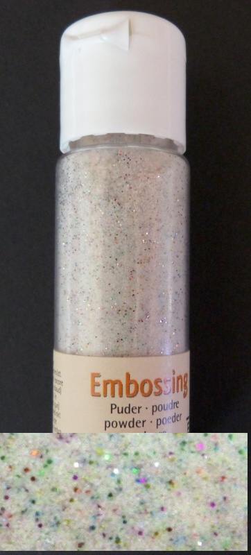 Pudr na embossing 20ml transparentn� duhov�