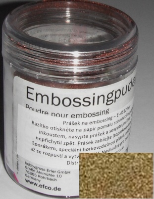 Pr�ek na embossing 10g zlat�