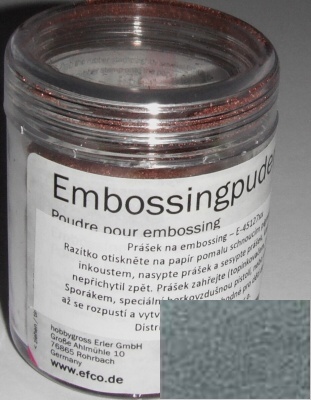 Pr�ek na embossing 10g st��brn�