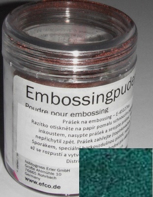 Pr�ek na embossing 10g supert�pytiv� zelen�