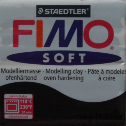FIMO - modelovac� hmota - �ern� (09)