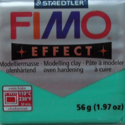 FIMO - modelovac� hmota - Zelen� transp. (504)