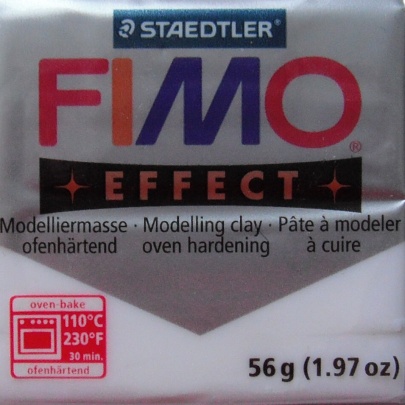 FIMO - modelovac� hmota - B�l� transparentn� (014)