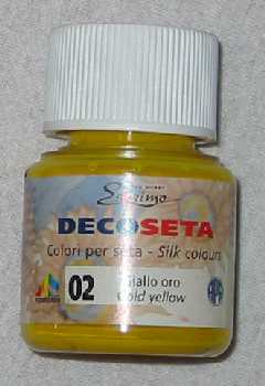 Barva Decoseta za�ehlovac�, 50ml, zlat�-�lut�