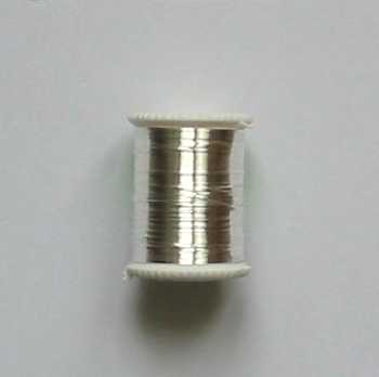 Dr�tek 0,3mm st��brn� 9m