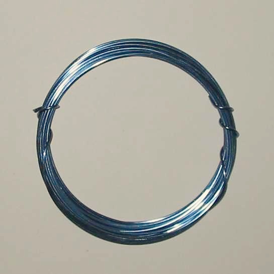 Drátek 1mm sv.modrá 4m Drátek 1mm sv.modrá 4m