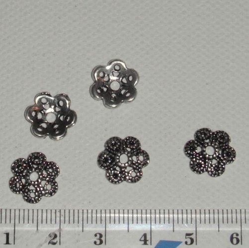 Kapl�k kovov� 12mm starost��bro - 5ks