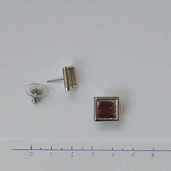 Kovod�l puzeta r�me�ek 10x10mm RH 2ks