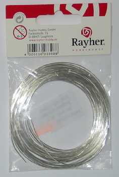 Dr�t st��brn� 0,6mm 10m