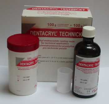 Dentacryl, 2x100g (licí pryskyřice) Dentacryl, 2x100g (licí pryskyřice)