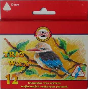 Voskovky trojhrann� 12ks