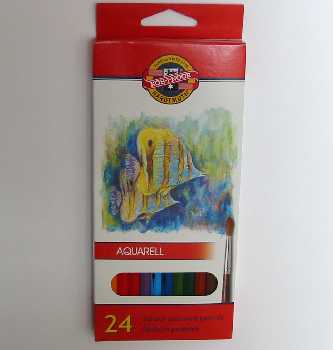 Pastelky akvarelov� 24ks
