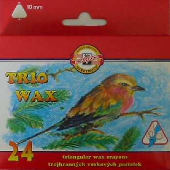 Voskovky trojhrann� 24ks
