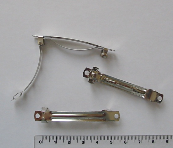 Spona do vlas� st��brn� 6cm