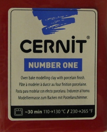 Cernit 56g - karm�nov� �erven�