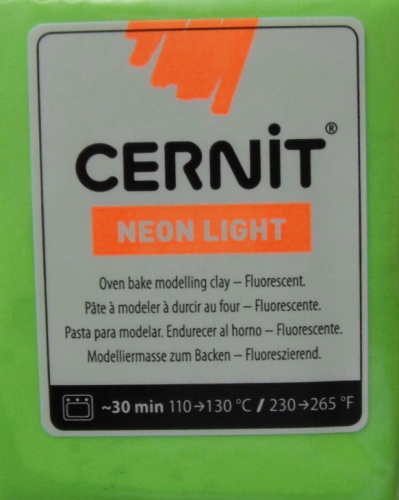 Cernit 56g - neonov� zelen�