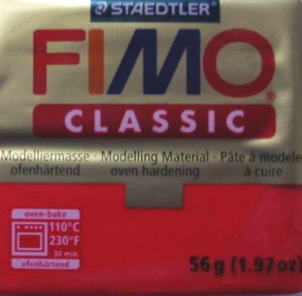 FIMO classic - modelovac� hmota �erven� (2)