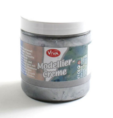 Modelovac� kr�m, 250ml - metalicky st��brn�