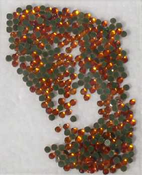 Na�ehlovac� kam�nky oran�ov� 3 mm