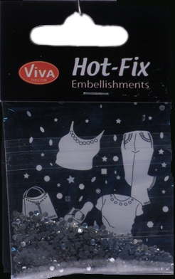 Hot- Fix kam�nky transparentn� 2 mm