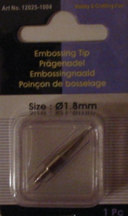 Hrot na embossing 1,8mm