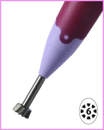 Embossingov� n�stroj - hv�zda 6mm