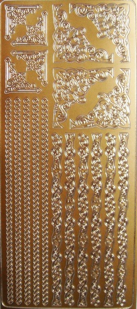 Kontury Rohy, pruhy - zlat�
