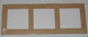 Trojr�me�ek MDF 3cm - 3x1/4 mal�ho ubrousku