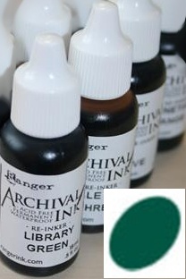 Inkoust Archival 18ml - LIBRARY GREEN