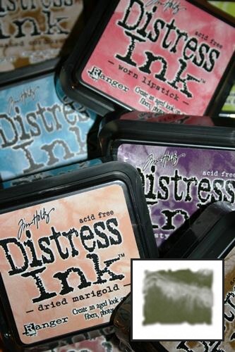 Distress Ink pol�t��ek - forest moss