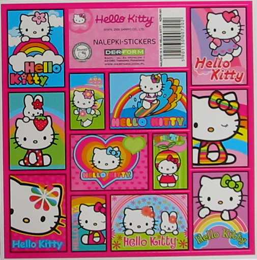 Samolepky Hello Kitty D