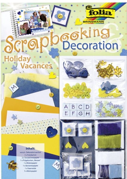 Scrapbooking - sada Dovolen�, pr�zdniny