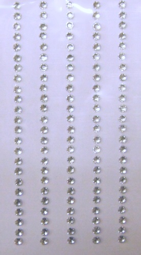 Kam�nky �trasov� samolep�c� 3mm transparentn�