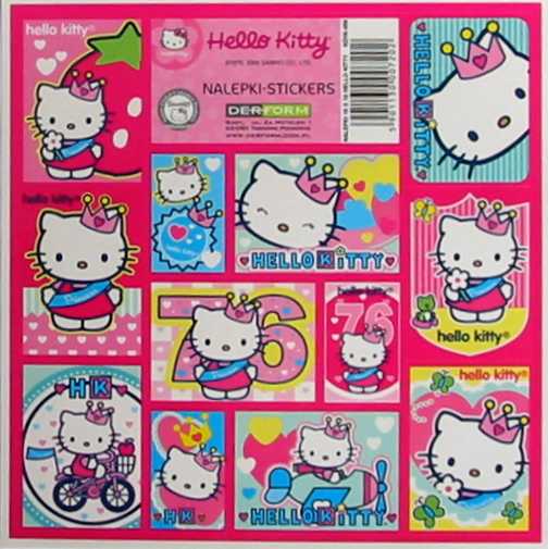 Samolepky Hello Kitty C