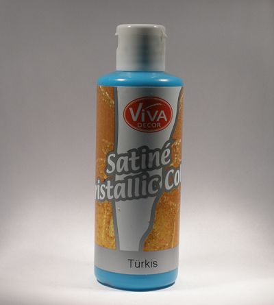 Satin� - krystalick� barva Tyrkysov� 82ml