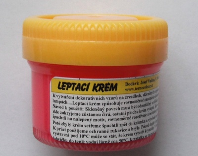 Leptac� kr�m na sklo - 50g