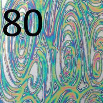 Metalick� f�lie 20x30 cm olejov� skvrna