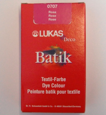 Batikovac� barva r��ov� 75g