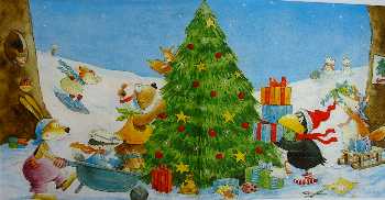 Havran v�noce 33x33