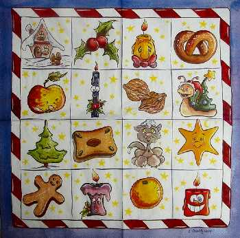 16 v�no�n�ch symbol� 33x33