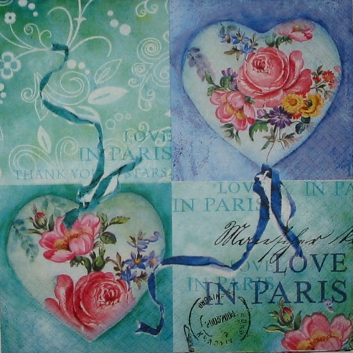 Love in Paris 33x33